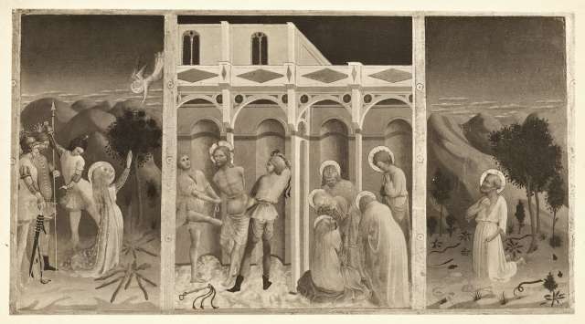 Museum of Fine Arts, Boston — Sassetta (Stefano di Giovanni). Scenes from life of Christ and Saints — insieme